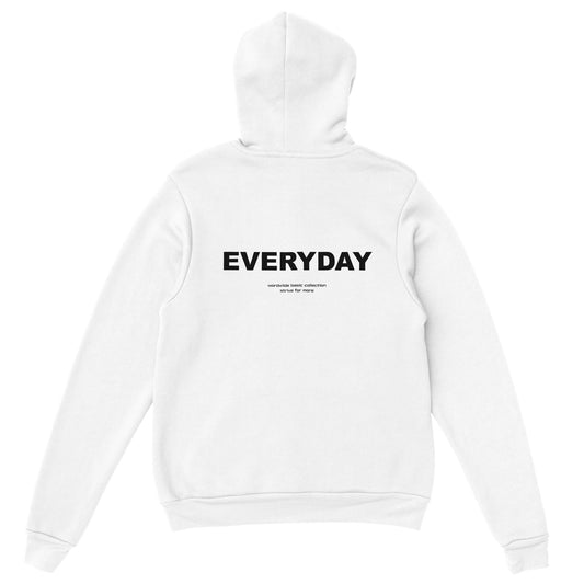 EVERYDAY Hoodie Basic Collection White